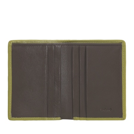 DUDU Portafoglio Piccolo Uomo in Pelle Intrecciata – Elegante e Sottile, Portafoglio Slim Porta Carte Tessere, Banconote e Documenti - Img 2