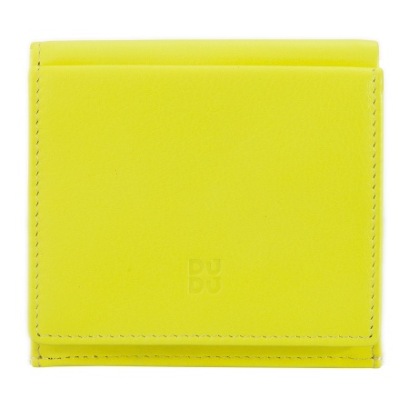 DUDU Portafoglio RFID di pelle multicolore porta carte e monete - Img 2