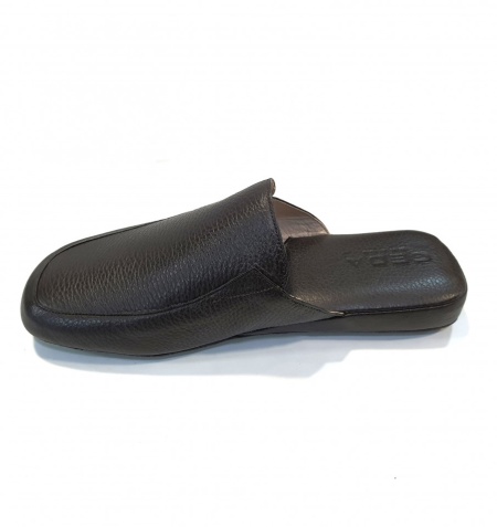 PANTOFOLE UOMO IN PELLE GEDA MADE IN ITALY - Img 4