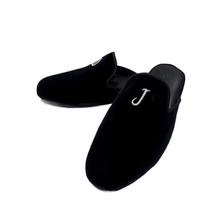 PANTOFOLE UOMO IN VELLUTO GEDA PERSONALIZZATE CON INIZIALI MADE IN ITALY - Img 8