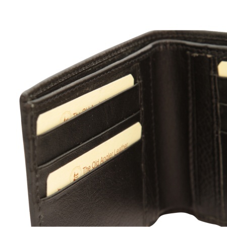 Portafoglio in pelle con due scomparti - nero con RFID - Img 2