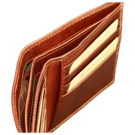Portafoglio in pelle. Marrone con RFID - Img 3