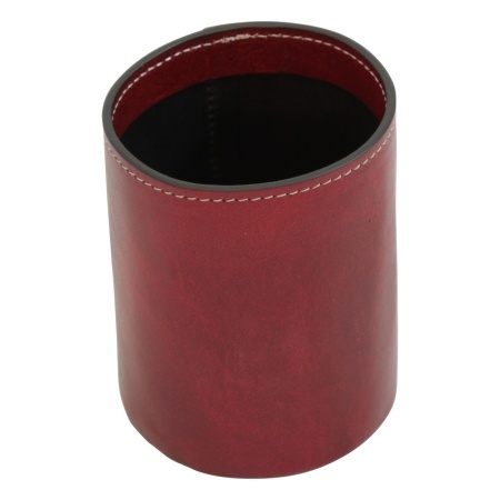 Portapenne in pelle - rosso - Img 2