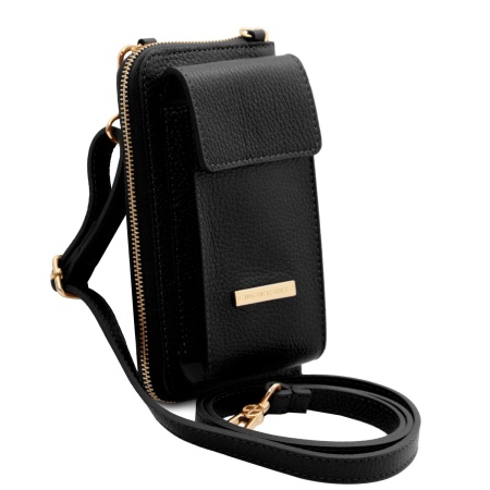 TL Bag - Portafoglio/portacellulare in pelle con tracolla - Img 2