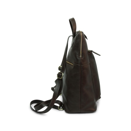 Zaino in pelle - marrone scuro - Img 6