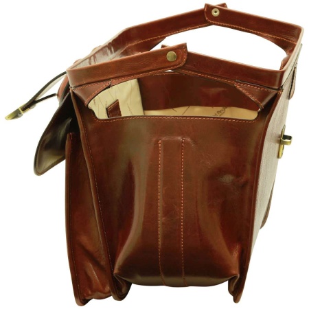 Borsa da Medico in pelle. Marrone - Img 7