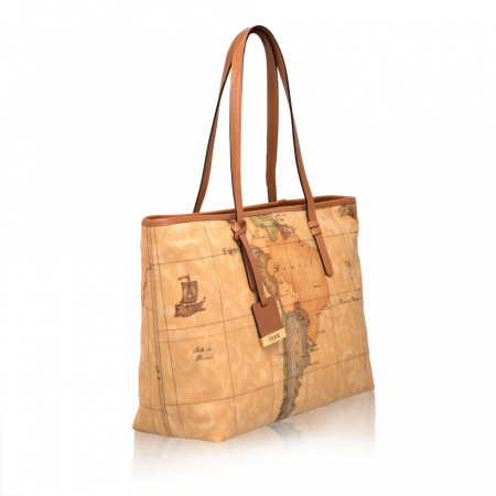 BORSA DONNA SHOPPING GRANDE A SPALLA ALVIERO MARTINI PRIMA CLASSE - Img 2