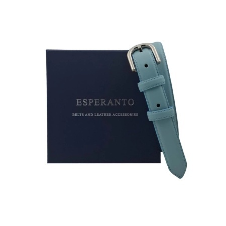 CINTURA DONNA 2,5 CM IN PELLE ORIONE BELTS ARTIGIANALE MADE IN ITALY - Img 3