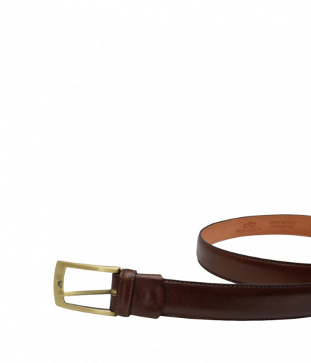 CINTURA UOMO 3 CM IN PELLE DI BERARDINO ARTIGIANALE MADE IN ITALY - Img 3