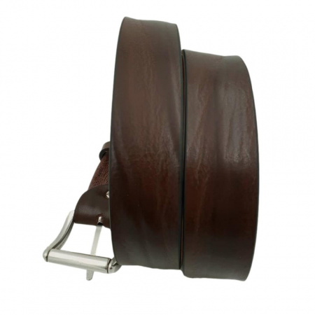 CINTURA UOMO 4 CM IN CUOIO DI TORO ORIONE BELTS ARTIGIANALE MADE IN ITALY - Img 3