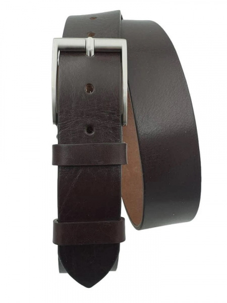 CINTURA UOMO 4 CM IN CUOIO DI TORO ORIONE BELTS ARTIGIANALE MADE IN ITALY - Img 2