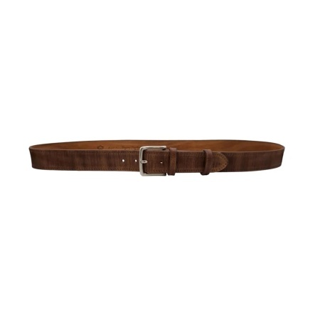 CINTURA UOMO 4 CM IN CUOIO DI TORO SABBIATO DESERT ROSE ORIONE BELTS ARTIGIANALE MADE IN ITALY - Img 3