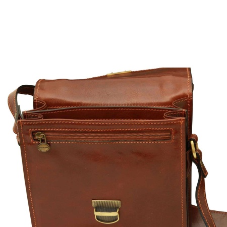 Classica II Borsa a tracolla. Marrone - Img 6
