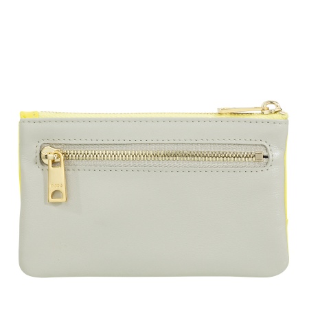 DUDU Astuccio portachiavi colorato in pelle uomo donna formato bustina con zip - Img 3