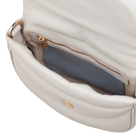 DUDU Borsa a Tracolla Spalla Donna in Pelle Trapuntata, Borsetta Piccola Elegante Imbottita con Patta, Spallina e Tracolla Removibili - Img 6