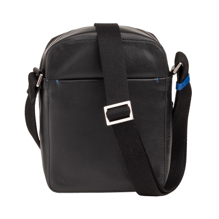 DUDU Borsello Uomo in Vera Pelle Colorato, Borsa a Tracolla Regolabile, Design Piccolo Compatto, Multi Scomparto e Chiusura Zip - Img 2