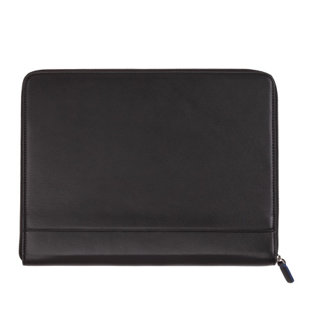 DUDU Cartella Portadocumenti A4 in Pelle Portablocco da Ufficio Cartellina Porta Tablet iPad Multicolore con Zip - Img 3