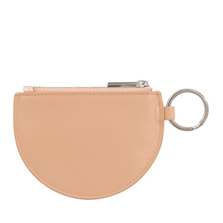 DUDU Mini Portamonete in Pelle per Donna con Cerniera Zip e Portachiavi Bicolore Slim Design - Img 2