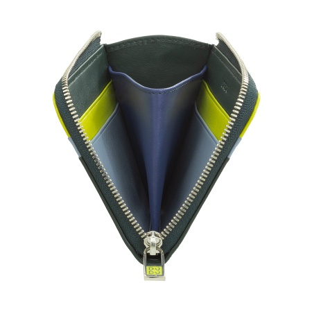 DUDU Portafoglio Uomo in Pelle con Cerniera, Portafogli Donna Piccolo Compatto, Zip Esterna, Porta Monete e Carte Tessere - Img 4