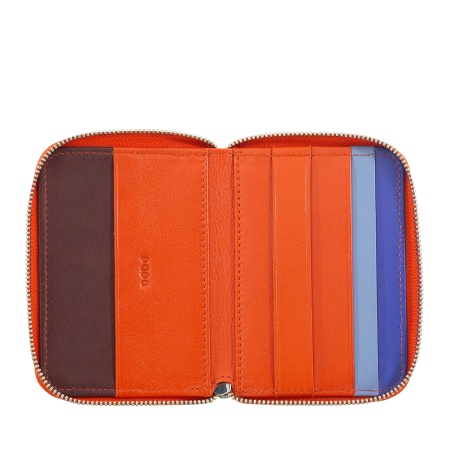 DUDU Portafoglio Uomo Piccolo Pelle Morbida con Zip, Portafoglio Mini Ultra Compatto con Cerniera, Porta Banconote, Porta Carte e Tessere - Img 3