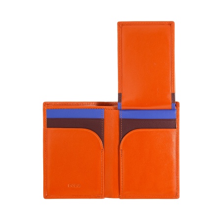 DUDU Portafoglio Uomo Slim in Pelle, Design Piccolo e Sottile, Porta Soldi e Carte Tessere, Portafogli Compatto con Patta e Finestra - Img 3