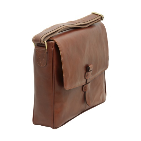 Messenger in pelle marrone - Img 3