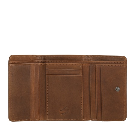 Nuvola Pelle Portafoglio Donna in Pelle con Portamonete a Cerniera – Elegante Portafogli con Zip, Scomparti per Carte e Banconote, Design Compatto e Funzionale - Img 3