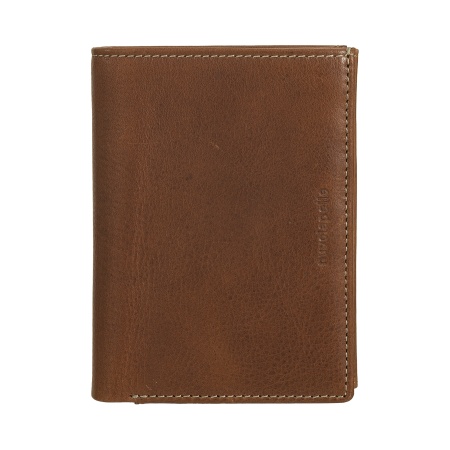 Nuvola Pelle Portafoglio Uomo Verticale in Pelle – Elegante Portafogli Bifold con Portamonete, Chiusura Interna a Linguetta, Scomparti Carte Tessere e Tasca Zip - Img 2