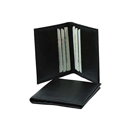 PORTA CARTE DI CREDITO IN PELLE A 8 POSTI CON RFID OLD ANGLER FIRENZE - Img 4