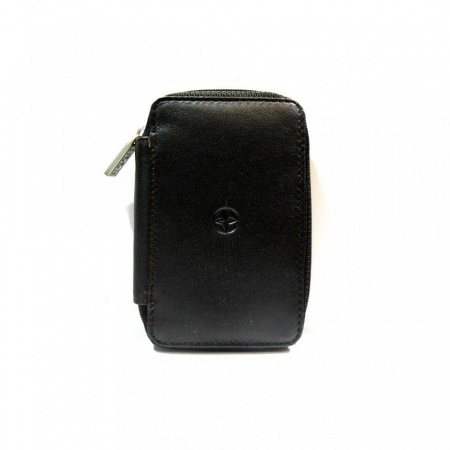 PORTACHIAVI CORTO IN PELLE A 8 GANCI CON ZIP TONY PEROTTI - Img 2
