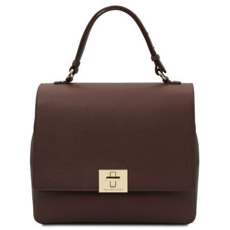 Silene - Borsa a mano in pelle convertibile a zaino