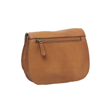 Borsa a tracolla di vitello pieno fiore-marrone coloniale - Img 5