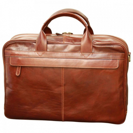BORSA DA LAVORO IN PELLE OLD ANGLER FIRENZE - Img 3