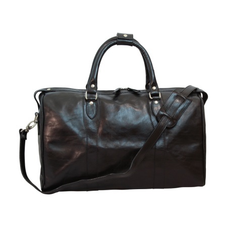 Borsa da viaggio in pelle con tracolla 108889NE - Img 2
