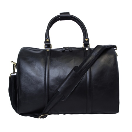 Borsa da viaggio in pelle - marrone scuro - Img 3