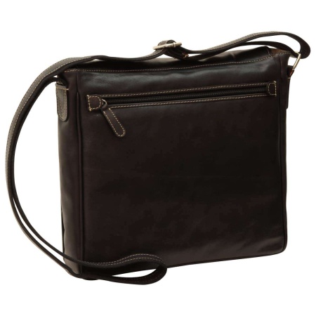 Borsa Messenger in pelle. Nero - Img 2