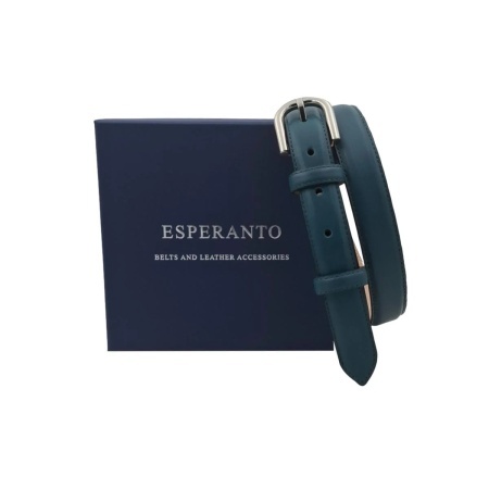 CINTURA DONNA 2,5 CM IN PELLE ORIONE BELTS ARTIGIANALE MADE IN ITALY - Img 3