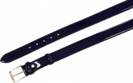 CINTURA UOMO 3,5 CM IN PELLE LUCIDA ORIONE BELTS ARTIGIANALE MADE IN ITALY - Img 2