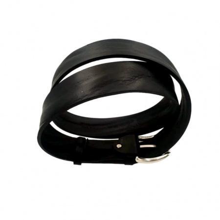 CINTURA UOMO 4 CM IN CUOIO DI TORO ORIONE BELTS ARTIGIANALE MADE IN ITALY - Img 5
