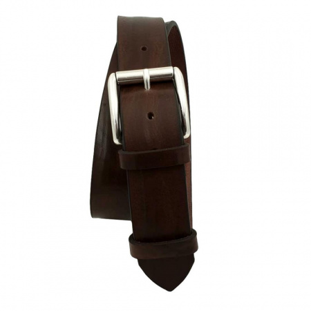 CINTURA UOMO 4 CM IN CUOIO DI TORO ORIONE BELTS ARTIGIANALE MADE IN ITALY - Img 2
