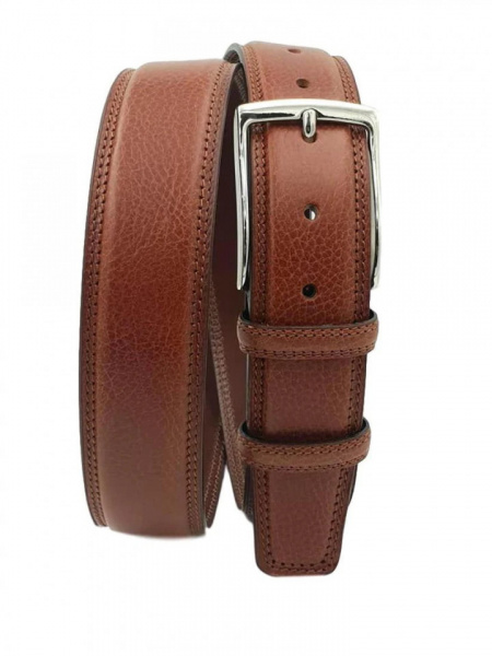 CINTURA UOMO 4 CM IN PELLE ORIONE BELTS ARTIGIANALE MADE IN ITALY - Img 2