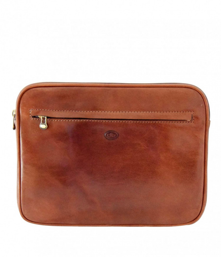 CUSTODIA IN PELLE DI BERARDINO 34x26 CM PER IPAD E NOTEBOOK 13"