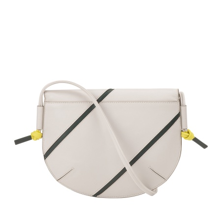 DUDU Borsa a Tracolla Donna in Vera Pelle – Borsetta Piccola con Chiusura a Patta Stile Tennis con Tracolla Regolabile e Interno Capiente - Img 2