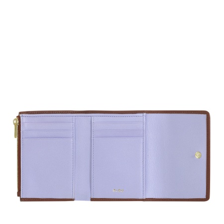 DUDU Portafoglio Donna Piccolo RFID in Vera Pelle Stampata, Portafogli con Tasca a Cerniera – Elegante, Compatto da Borsetta, Perfetto per Carte e Monete - Img 3