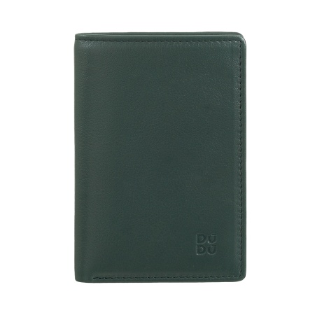 DUDU Portafoglio Uomo in Pelle Piccolo, Portafoglio Uomo Slim Compatto con Porta Carte di Credito, Porta Banconote Contanti, Zip Portamonete, con Protezione RFID - Img 2