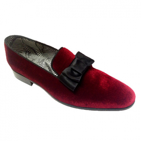 SCARPE UOMO CLASSICHE IN VELLUTO CON FIOCCO PERSONALIZZABILI GAROFALO GIANBATTISTA ARTIGIANALI MADE IN ITALY - Img 3