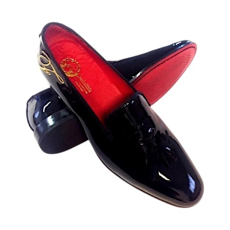 SCARPE UOMO DA CERIMONIA IN VERNICE PERSONALIZZABILI GAROFALO GIANBATTISTA ARTIGIANALI MADE IN ITALY - Img 2