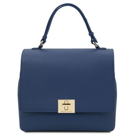 Silene - Borsa a mano in pelle convertibile a zaino