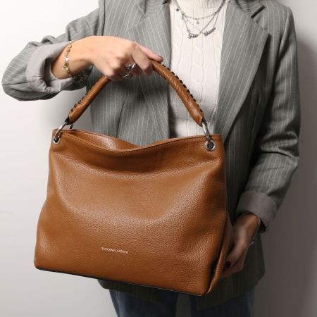TL Bag - Borsa a spalla in pelle morbida - Img 8