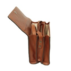Borsa a tracolla in pelle di vitello-Teak - Img 3